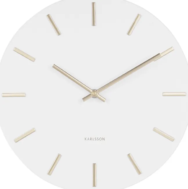 Karlsson Wanduhr Charm Small White
