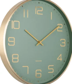 Karlsson Wanduhr Elegance Jungle green