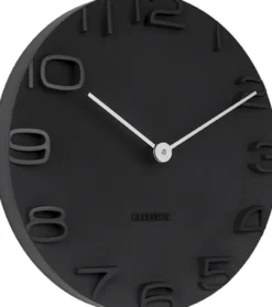 Karlsson Wanduhr On The Edge Black