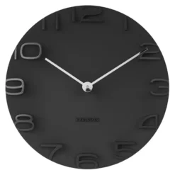 Karlsson Wanduhr On The Edge Black