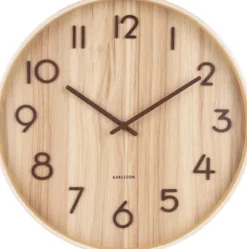 Karlsson Wanduhr Pure Medium Light wood