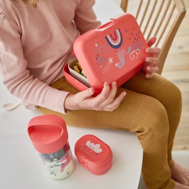 Koziol Lunchbox mit Trennschale CANDY L DREAMS organic red dreams