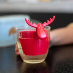 Koziol Teesieb RUDOLF raspberry red