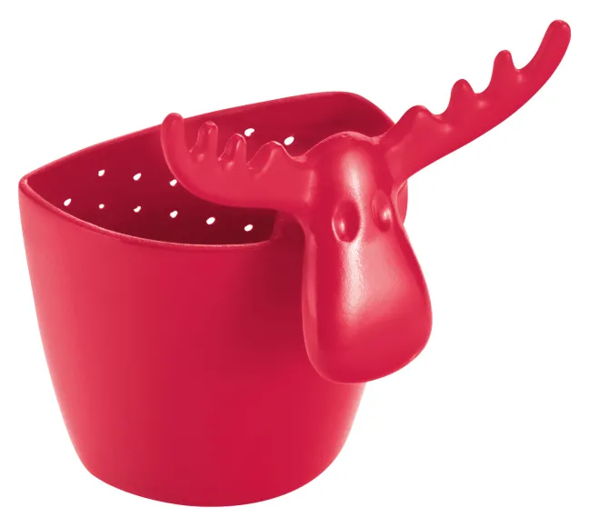Koziol Teesieb RUDOLF raspberry red