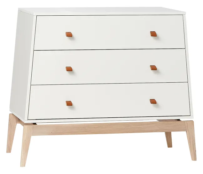 Leander Kommode Luna Weiß/Eiche 720640-03