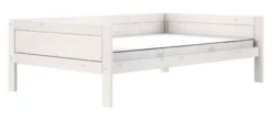 Lifetime Basisbett 120x200cm mit Premium Rollboden und 2 Bettkästen whitewash