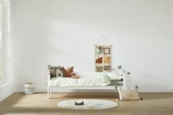 Lifetime Basisbett 90x200cm mit Rollboden weiß lackiert