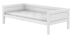 Lifetime Basisbett 90x200cm mit Rollboden weiß lackiert