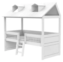 Lifetime Beachhouse Kojenbett 90x200cm mit Rollboden weiß lackiert