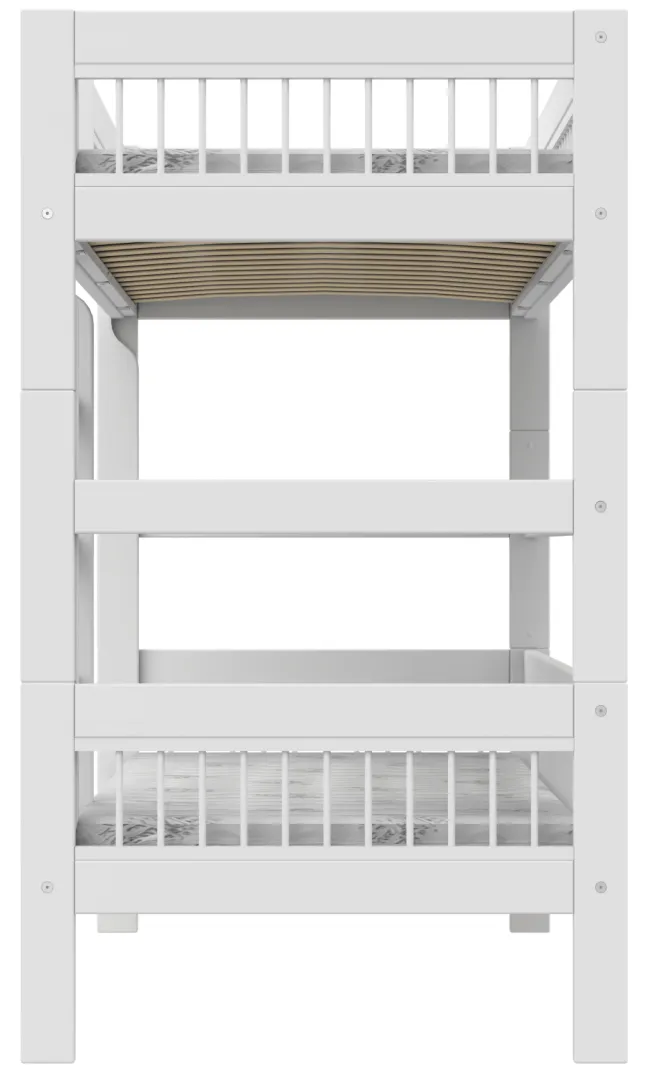 Lifetime Breeze Etagenbett 90x200cm mit Rollboden weiß lackiert