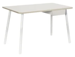 Lifetime Holzschreibtisch mit Schublade whitewash/weiß 320-01W Sale