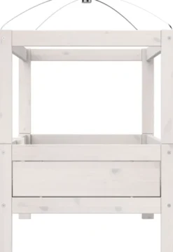 Lifetime 4 in 1 Bett mit Himmeldach inkl. Deluxe Lattenrost whitewash