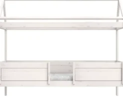 Lifetime 4in1 Hausbett mit Deluxe Lattenrost whitewash