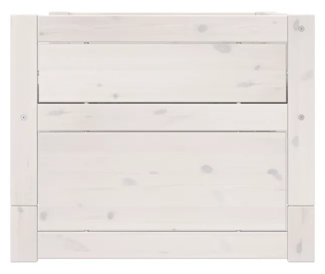 Lifetime Kojenbett 90x200cm mit Rollboden whitewash