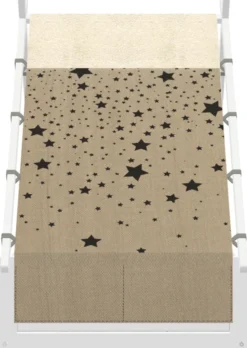 Lifetime Montessori Tipibett Over the Moon 90x200cm mit Rollboden und Absturzsicherung weiß lackiert