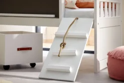 Lifetime Norden Climb & Sleep Kojenbett 90x200cm mit Rollboden inkl. Kreidetafel weiß lackiert