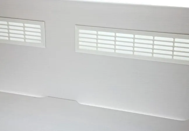 Lifetime Schrank 150cm mit 3 Türen und 4 Schubladen weiß lackiert