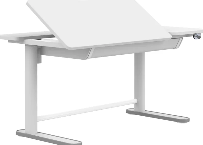 Lifetime Schreibtisch Ergo left-up elektrisch verstellbar inkl. Schublade