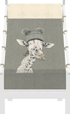 Lifetime Tipibett Jungle 90x200cm mit Rollboden und Absturzsicherung weiß lackiert