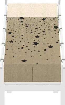 Lifetime Tipibett Over the Moon 90x200cm mit Rollboden weiß lackiert