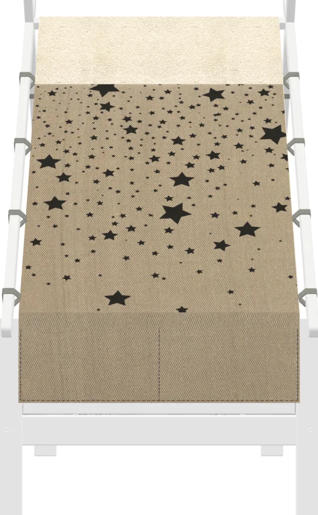 Lifetime Tipibett Over the Moon 90x200cm mit Rollboden weiß lackiert