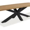 LIFE Timor Esstisch 280x100 cm lava/robust teak