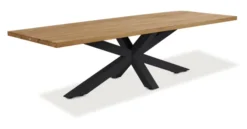 LIFE Timor Esstisch 280x100 cm lava/robust teak