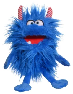 Living Puppets Handspielpuppe klein Schmackes (blau) Monster to go !
