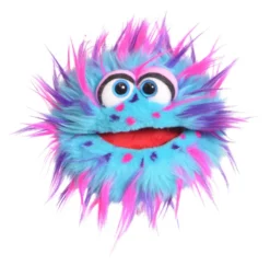 Living Puppets Handspielpuppe Plops (blau/rosa/lila)