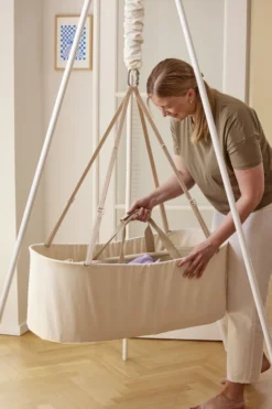 Membantu® Babywiege/Federwiege natur