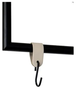 Metallbude Leder S-Haken 3er Set beige Sale