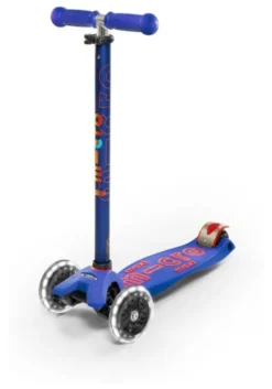 Micro Scooter maxi micro Deluxe LED blue