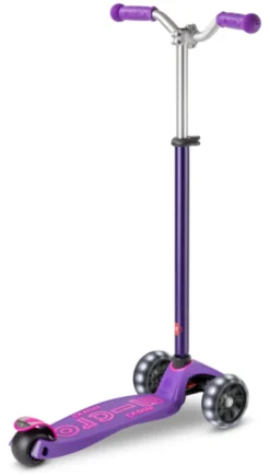 Micro Scooter maxi micro deluxe pro LED purple