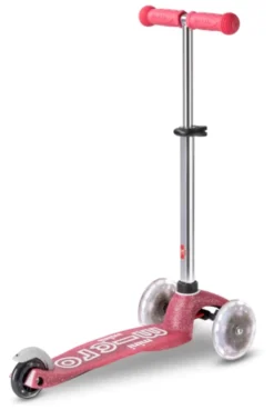 Micro Scooter mini micro deluxe fairy glitter LED pink