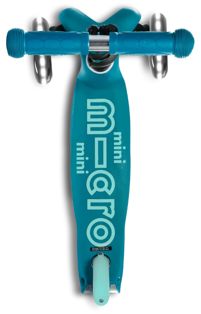 Micro Scooter mini micro Deluxe LED aqua