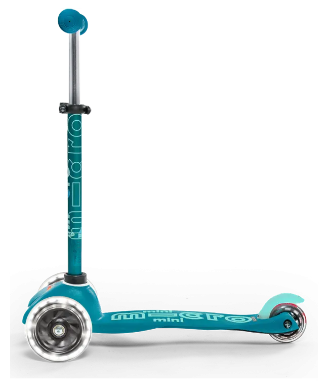 Micro Scooter mini micro Deluxe LED aqua