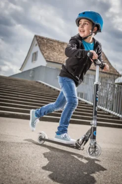 Micro Scooter Sprite schwarz mit Streifen