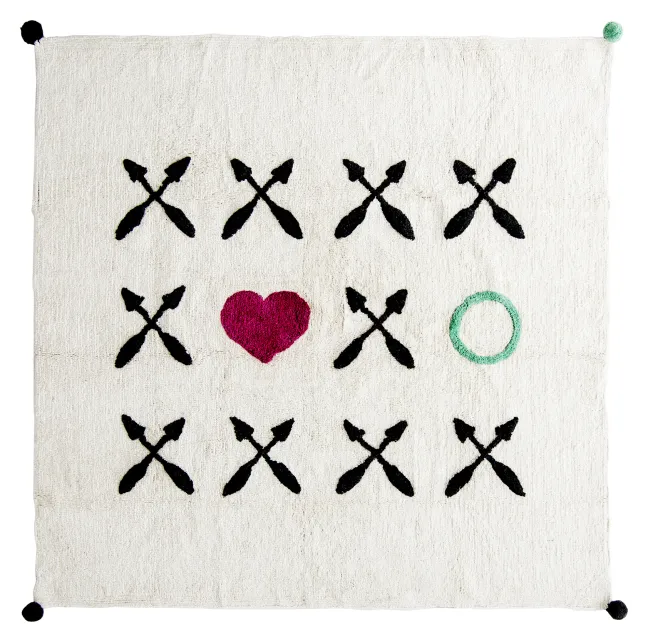 Minividuals Teppich 150x150cm XOXO natur FAV20 Sale