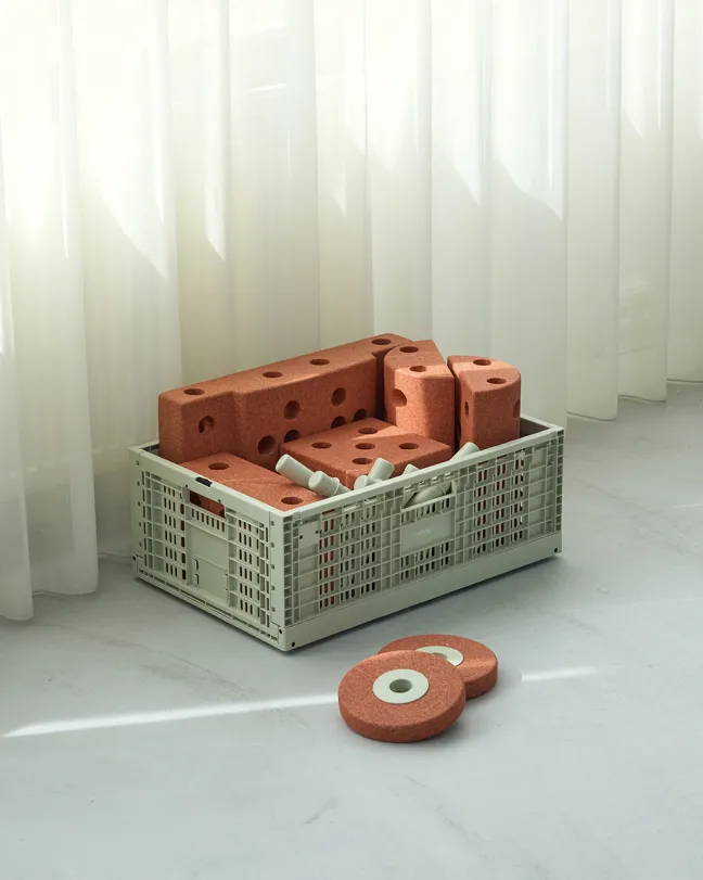 MODU® Aufbewahrungsbox / Spielzeugbox grün