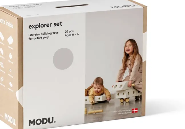 MODU® Explorer Set Konstruktionsspielzeug sand/gelb