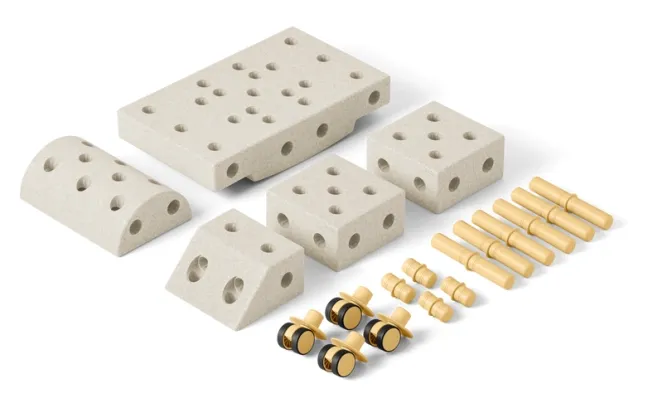 MODU® Explorer Set Konstruktionsspielzeug sand/gelb