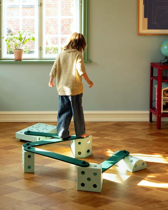 MODU® 2 x Balancierbalken dunkelgrün