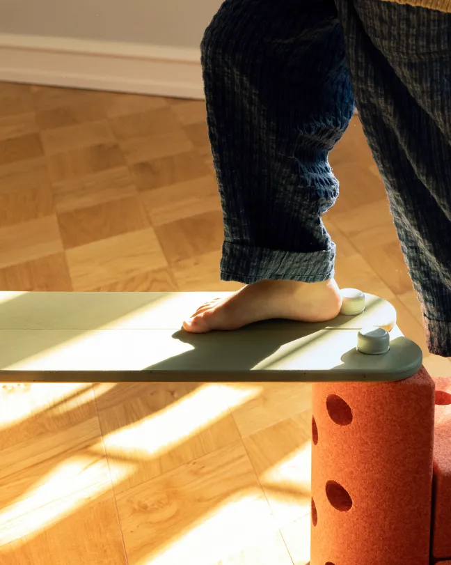 MODU® 2 x Balancierbalken hellgrün