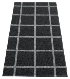 Pappelina Teppich Ada Black/Granit Metallic 70 x 150 cm ADX715 Sale