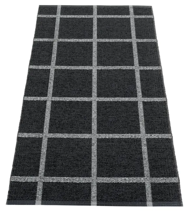 Pappelina Teppich Ada Black/Granit Metallic 70 x 150 cm ADX715 Sale