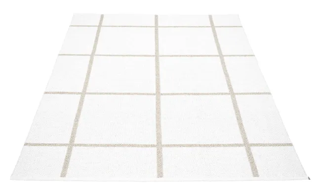 Pappelina Teppich Ada White/Stone Metallic 180 x 260 cm AD01826 Sale