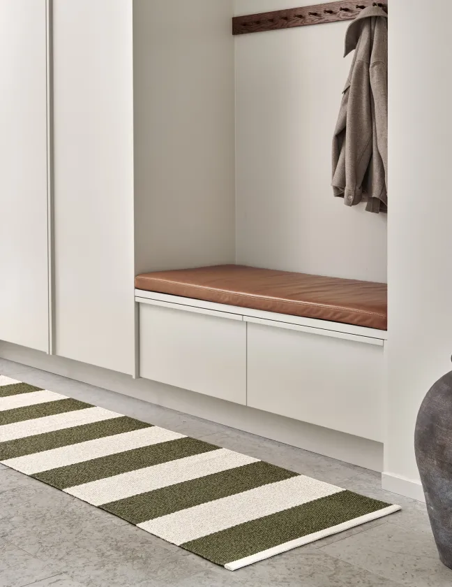 Pappelina Teppich Bob Pine Vanilla 70 x 225 cm BO1N722