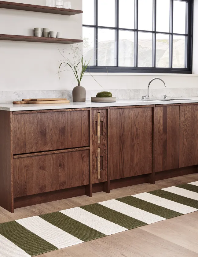 Pappelina Teppich Bob Pine Vanilla 70 x 225 cm BO1N722