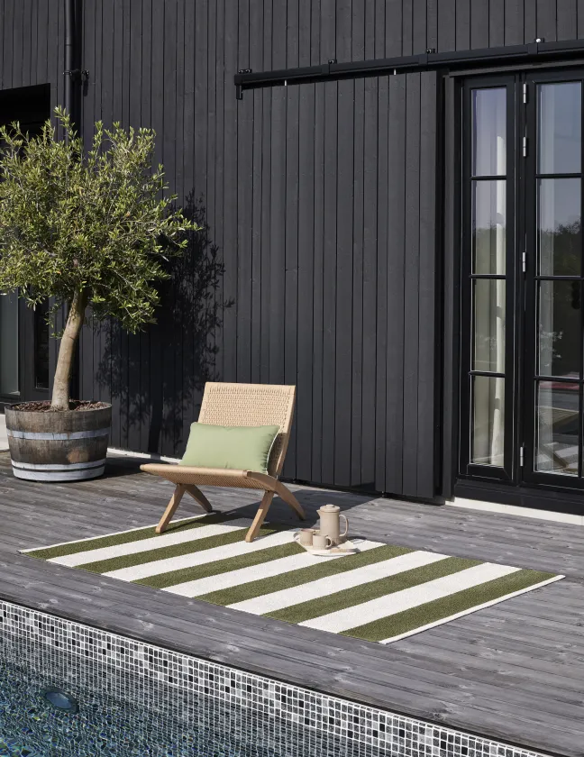 Pappelina Teppich Bob Pine Vanilla 70 x 225 cm BO1N722