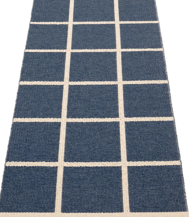 Pappelina Teppich CRISS Dark Blue 70 x 150cm CR3G715